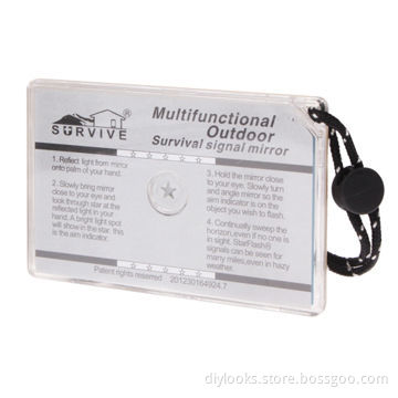 Multifunction Outdoor Survival Signal Mirror